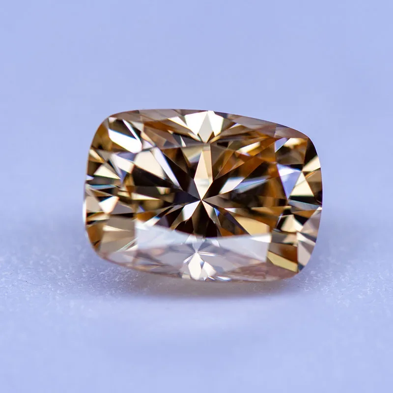 Moissanite Stone Cushion Cut Primary Champagne Color Lab Grown Diamond Advanced Jewelry Making Materials with GRA Certificate
Moissanite Stone Cushion Cut Primary Champagne Color Lab Grown Diamond Advanced Jewelry Making Materials with GRA Certificate