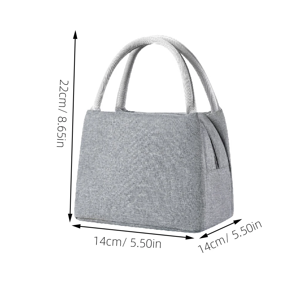 1pc Insulated Lunch Bag 22x14x17cm Gray Portable Thermal Tote Large Capacity Waterproof Storage Bag For Students Picnic
1pc Insulated Lunch Bag 22x14x17cm Gray Portable Thermal Tote Large Capacity Waterproof Storage Bag For Students Picnic