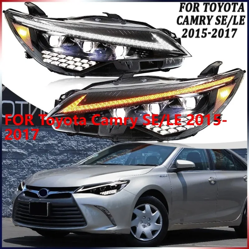 1 пара светодиодных фар для Toyota Camry SE/LE 2015-2017, последовательная фара DRL в сборе
1 пара светодиодных фар для Toyota Camry SE/LE 2015-2017, последовательная фара DRL в сборе
