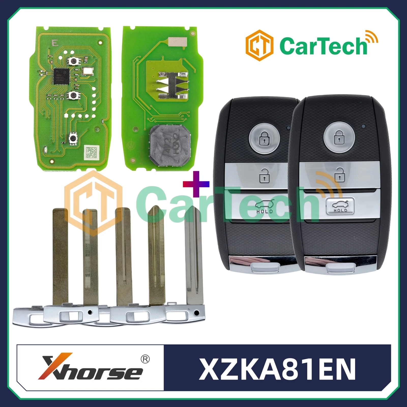 1PCS XHORSE XZKA81EN Special PCB Board 3 Buttons Exclusively for Hyundai & Kia Model With Key Shell
1PCS XHORSE XZKA81EN Special PCB Board 3 Buttons Exclusively for Hyundai & Kia Model With Key Shell