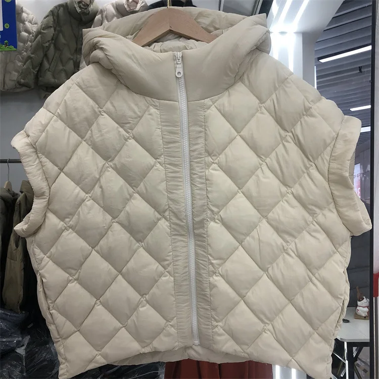 2026 Winter Hooded 90 White Duck Down Vest Down Vest Women's Short Outdoor Vest Loose Korean Version Vest
2026 Winter Hooded 90 White Duck Down Vest Down Vest Women's Short Outdoor Vest Loose Korean Version Vest