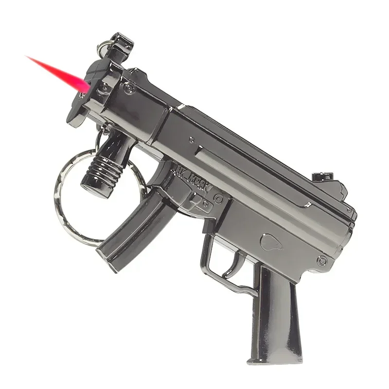 Latest Mini Gun Shape Double Flame Lighter Metal Refillable Butane Gas Open Flame Lighter Smoking Accessories Tools Men's Gift
Latest Mini Gun Shape Double Flame Lighter Metal Refillable Butane Gas Open Flame Lighter Smoking Accessories Tools Men's Gift
