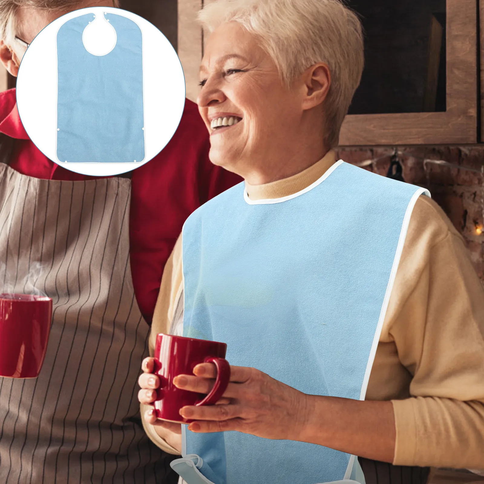 Premium Waterproof Stain-Resistant Adult Bib for Elderly Seniors with Dexterity Issues Bedridden Recovery Use Reusable Washable
Premium Waterproof Stain-Resistant Adult Bib for Elderly Seniors with Dexterity Issues Bedridden Recovery Use Reusable Washable