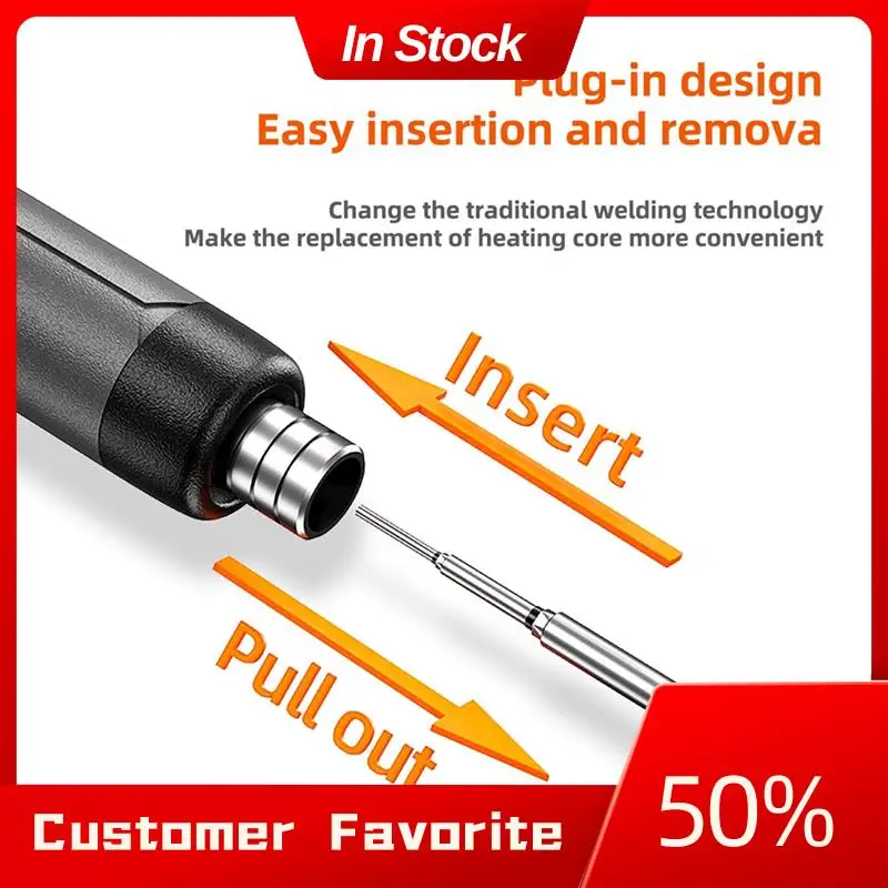AT03 Top USB Rechargeable Portable Soldering Iron,3 Speed Adjustable Temperature USB Electric Iron Mini Soldering Iron Kit
AT03 Top USB Rechargeable Portable Soldering Iron,3 Speed Adjustable Temperature USB Electric Iron Mini Soldering Iron Kit