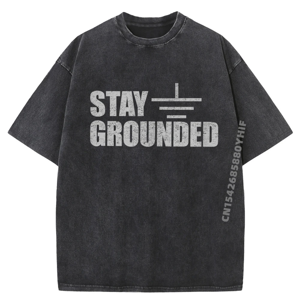 Graphic Tees Stay Grounded Electrical Engineering Joke Men Clothing Printed Tees Mens Leisure Washed Shirt
Graphic Tees Stay Grounded Electrical Engineering Joke Men Clothing Printed Tees Mens Leisure Washed Shirt