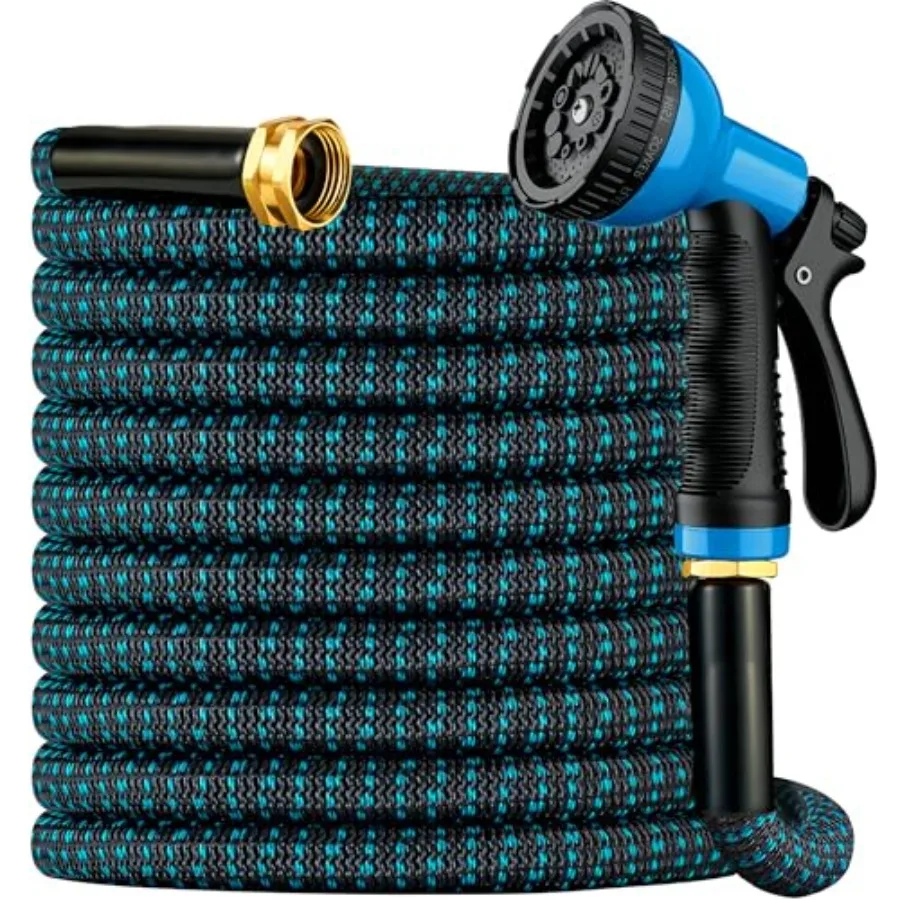 Expandable Garden Hose 75 ft with 10 Function Spray Nozzle, Flexible, Kink Free, Leak-Proof, Ultra Lightweight Retractable Stre
Expandable Garden Hose 75 ft with 10 Function Spray Nozzle, Flexible, Kink Free, Leak-Proof, Ultra Lightweight Retractable Stre