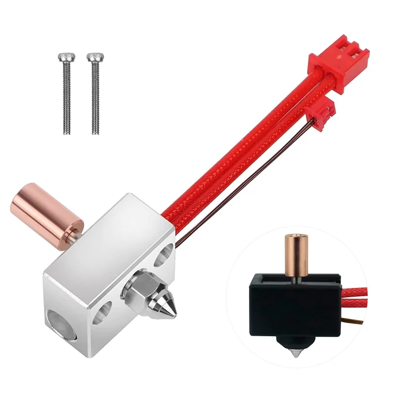 Extruder Heater Block Upgrade Kit - 300℃ High Temperature Pro Bimetal Copper Titanium Copper Nozzle With Thermal Break
Extruder Heater Block Upgrade Kit - 300℃ High Temperature Pro Bimetal Copper Titanium Copper Nozzle With Thermal Break