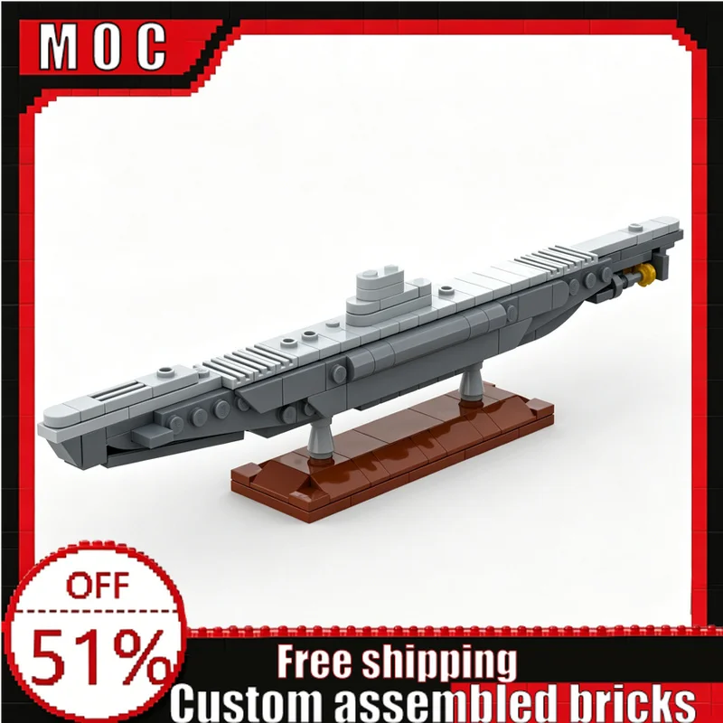 168 PCS German Type VII Submarine Model Blocks Boys Educational DIY Assembly Display Toys Creative Birthday Christmas Gifts
168 PCS German Type VII Submarine Model Blocks Boys Educational DIY Assembly Display Toys Creative Birthday Christmas Gifts