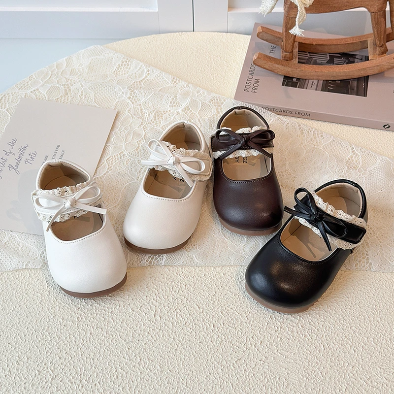 Children Leather School Shoes Sweet Bow Shoes for Girls Spring Autumn Kids Causal Princess Party Mary Jane Shoes with Lace 21-30
Children Leather School Shoes Sweet Bow Shoes for Girls Spring Autumn Kids Causal Princess Party Mary Jane Shoes with Lace 21-30