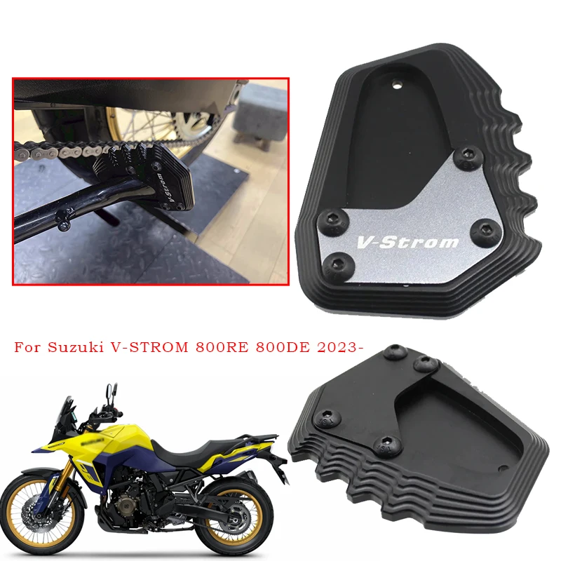 Motorcycle CNC Foot Side Stand Enlarger Plate Pad Kickstand Extension For Suzuki V-STROM 800RE 800DE 2023- DL1050XT DL 1050 XT
Motorcycle CNC Foot Side Stand Enlarger Plate Pad Kickstand Extension For Suzuki V-STROM 800RE 800DE 2023- DL1050XT DL 1050 XT