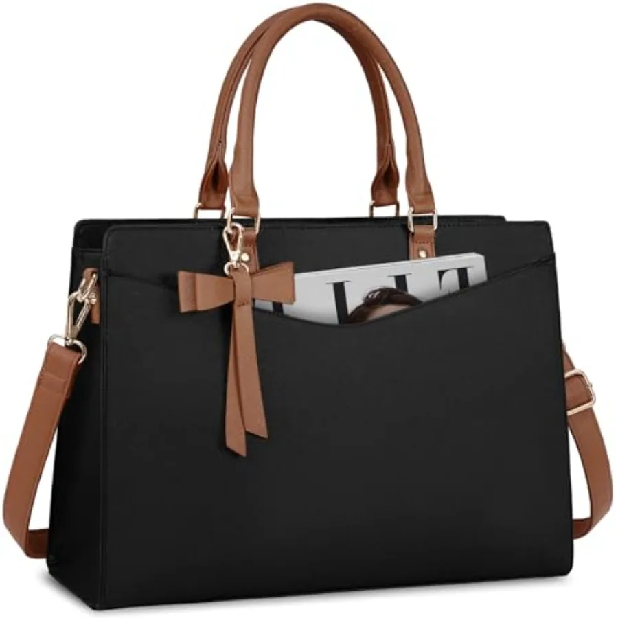 Laptop Bag for Women 15.6 Inch PU Leather Laptop Tote Bag Professional Business Office Briefcase Waterproof Work Bag Computer T
Laptop Bag for Women 15.6 Inch PU Leather Laptop Tote Bag Professional Business Office Briefcase Waterproof Work Bag Computer T