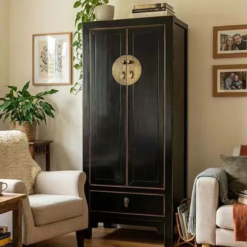 Nigeria Vintage Wooden Wardrobes Drawers Black Mini Storage Clothes Wardrobes Adult Portable Armarios Para Ropa Furniture Home
Nigeria Vintage Wooden Wardrobes Drawers Black Mini Storage Clothes Wardrobes Adult Portable Armarios Para Ropa Furniture Home