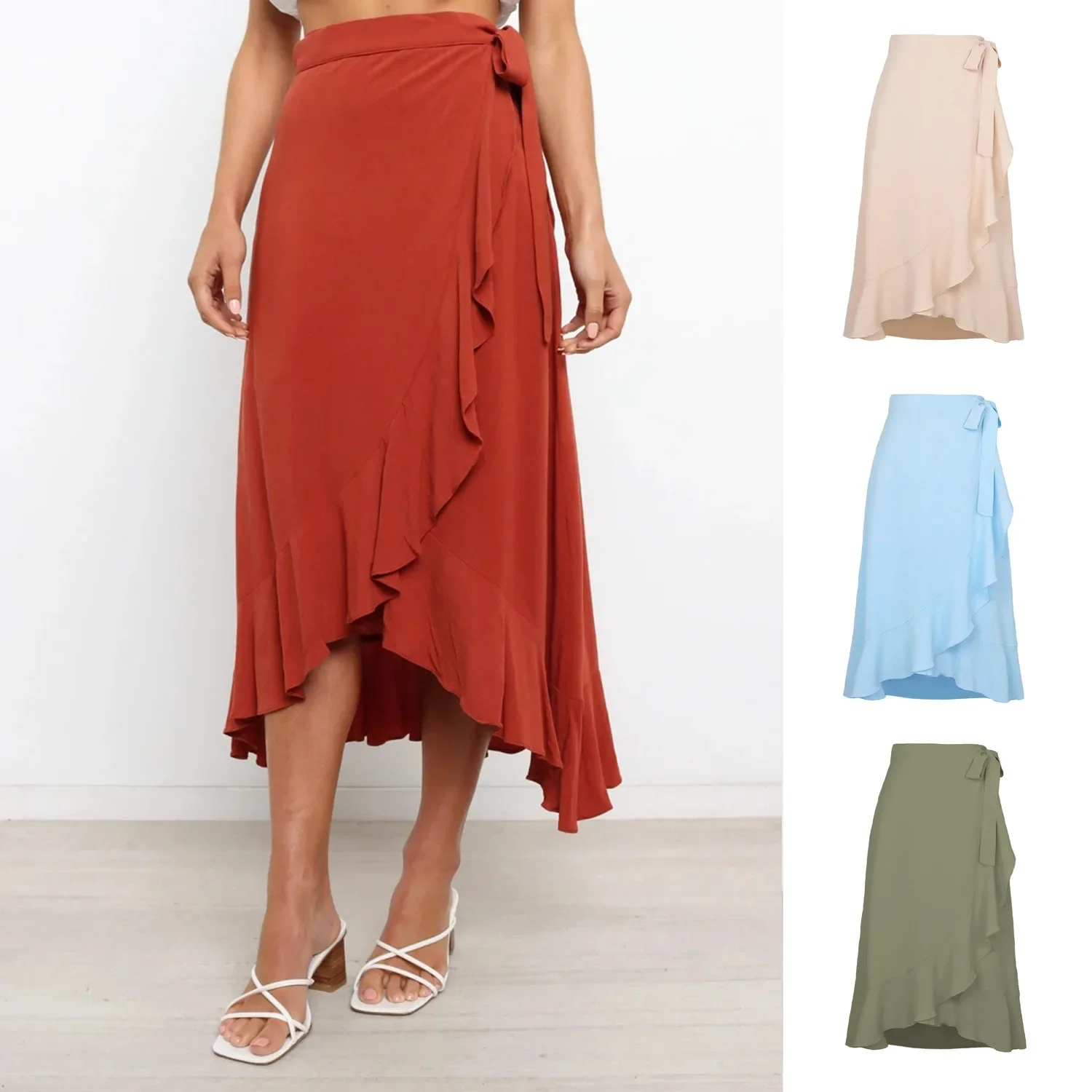 Women Summer Skirts 2025 Irregular Solid Color Package Hip Pure Color women's Clothing Casual Vestidos
Women Summer Skirts 2025 Irregular Solid Color Package Hip Pure Color women's Clothing Casual Vestidos