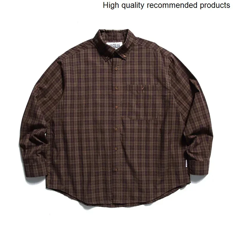 Vintage Men Japanese Korean Streetwear Fashion Plus Size Loose Casual Plaid Long Sleeve Shirt Cityboy Oversize Shirts Blouses
Vintage Men Japanese Korean Streetwear Fashion Plus Size Loose Casual Plaid Long Sleeve Shirt Cityboy Oversize Shirts Blouses