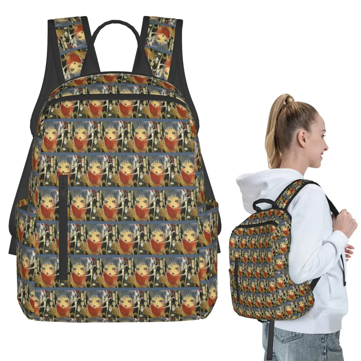 Aya Takano Towns Life Backpack Student BookBag Kids School Bag Laptop Shoulder Bags Boys Girls
Aya Takano Towns Life Backpack Student BookBag Kids School Bag Laptop Shoulder Bags Boys Girls
