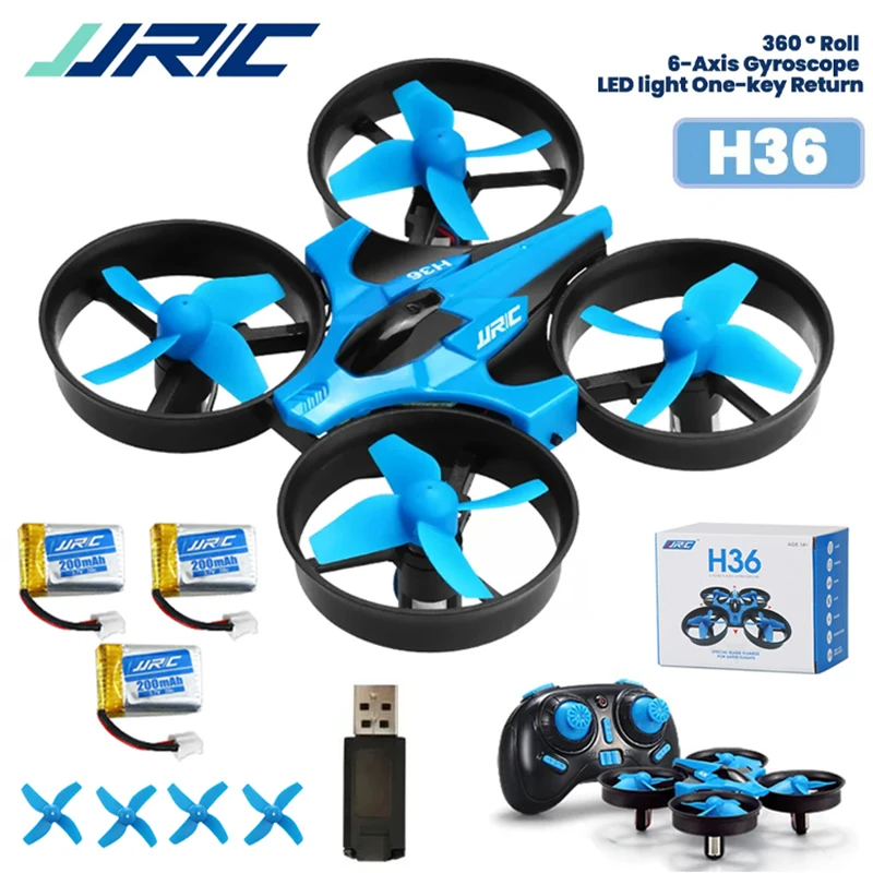 H36 Mini Drone 6-Axis with 3Battery Headless FPV Drones Pocket Remote Control Helicopter Plane RC Dron Quadcopter Gift for Kids
H36 Mini Drone 6-Axis with 3Battery Headless FPV Drones Pocket Remote Control Helicopter Plane RC Dron Quadcopter Gift for Kids