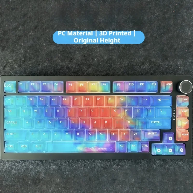 Starry Sky Story Theme Keycaps Gradient Transparent PC Material Cherry Height Small Full Set Customized Ergonomic 3D Printing
Starry Sky Story Theme Keycaps Gradient Transparent PC Material Cherry Height Small Full Set Customized Ergonomic 3D Printing