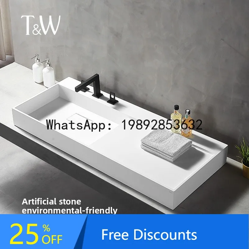 CZ Artificial Stone Wash Basin Household Double Wash Basin Wash Basin
CZ Artificial Stone Wash Basin Household Double Wash Basin Wash Basin