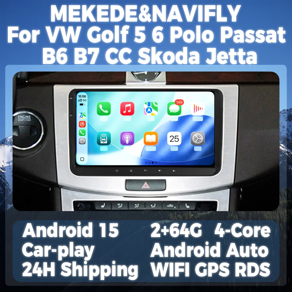 9-дюймовая автомагнитола Android 15 для VW Golf 5 6 Polo Passat B6 B7 CC Skoda, мультимедийный плеер, GPS, интеллектуальная система, Carplay, Android Auto
9-дюймовая автомагнитола Android 15 для VW Golf 5 6 Polo Passat B6 B7 CC Skoda, мультимедийный плеер, GPS, интеллектуальная система, Carplay, Android Auto
