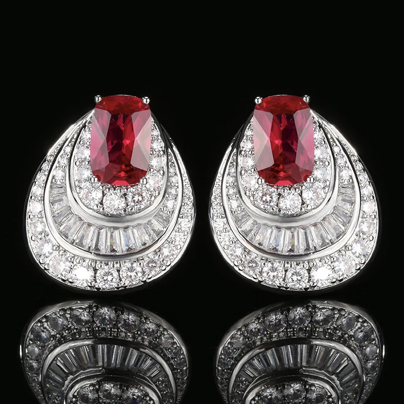 Glamorous Drop Earring Emerald Green and Ruby Red with Sparkling Imitation Diamond Accents Elegant Fashionable Jewelry for Women
Glamorous Drop Earring Emerald Green and Ruby Red with Sparkling Imitation Diamond Accents Elegant Fashionable Jewelry for Women