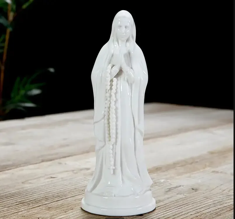 Virgin Mary Character Ornaments Christian Catholic Statue Ceramic Sculpture Desktop Decoration Crafts Figurines
Virgin Mary Character Ornaments Christian Catholic Statue Ceramic Sculpture Desktop Decoration Crafts Figurines