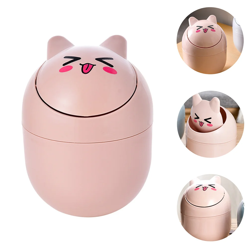 Miniature Desktop Trash Can Small Cans Garbage Storage Case Nordic with Lid Pink Girl Bin
Miniature Desktop Trash Can Small Cans Garbage Storage Case Nordic with Lid Pink Girl Bin
