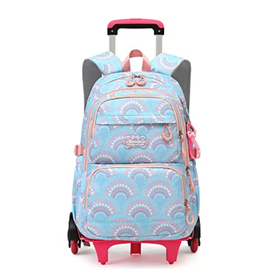 Girls Rolling Backpack Elementary Student Outdoor Travel Trolley Bag Bookbag with Wheels
Girls Rolling Backpack Elementary Student Outdoor Travel Trolley Bag Bookbag with Wheels