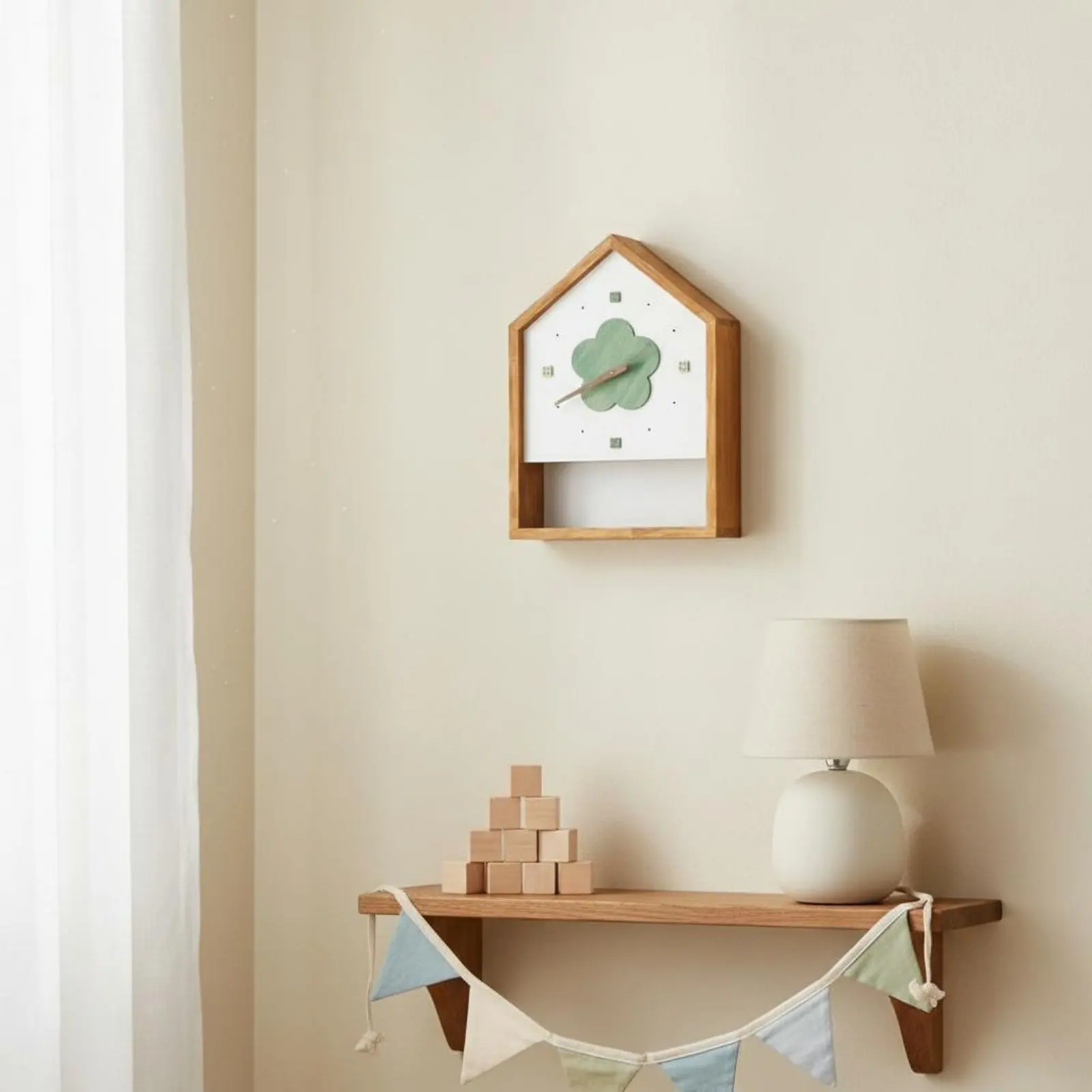 House Shaped Wall Clock Japanese Design Decorative Pendulum Clock Cute Design Silent Movement for Bedroom
House Shaped Wall Clock Japanese Design Decorative Pendulum Clock Cute Design Silent Movement for Bedroom