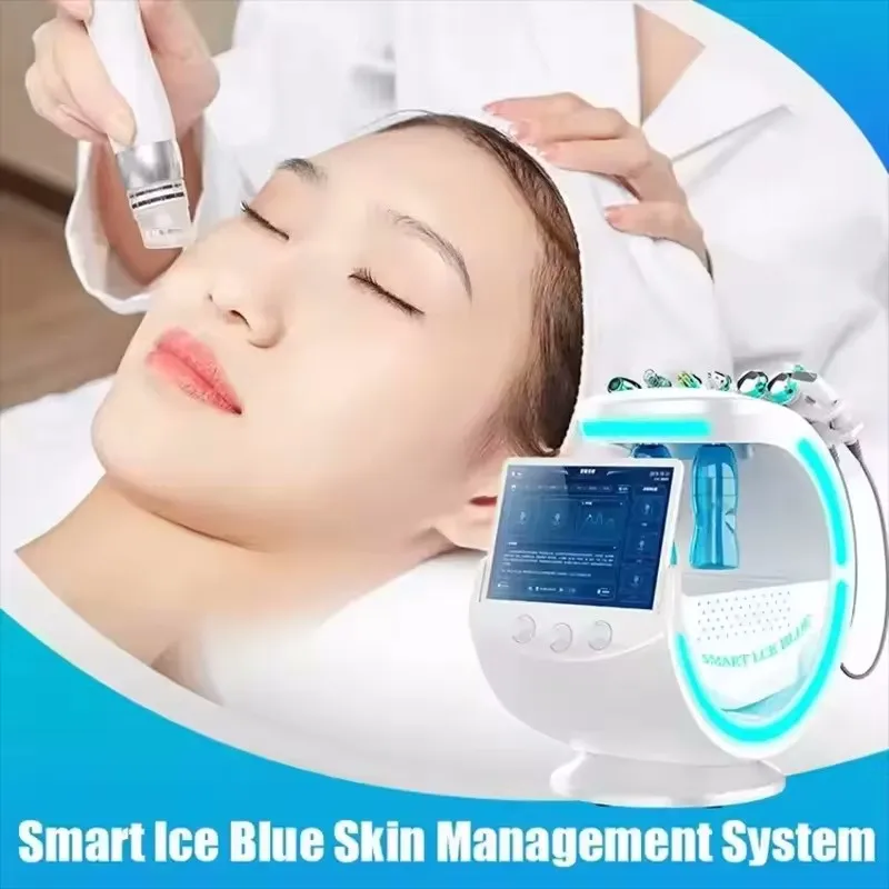 Smart Ice Blue 7 in 1 H2O2 Hydro Dermabrasion Machine Facial Skin Rejuvenation and Skin Analyzer Machine Facial Whitening 
Smart Ice Blue 7 in 1 H2O2 Hydro Dermabrasion Machine Facial Skin Rejuvenation and Skin Analyzer Machine Facial Whitening