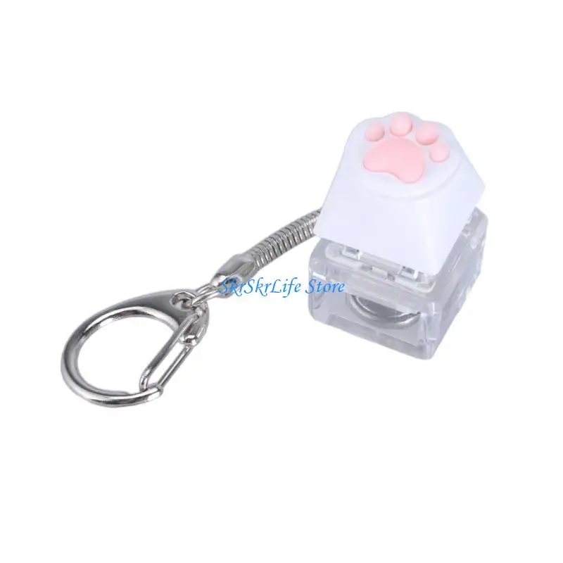 E65E Silicone Cats Paws Mechanical Keyboard Switches Tester Keychain Gift for Adult
E65E Silicone Cats Paws Mechanical Keyboard Switches Tester Keychain Gift for Adult