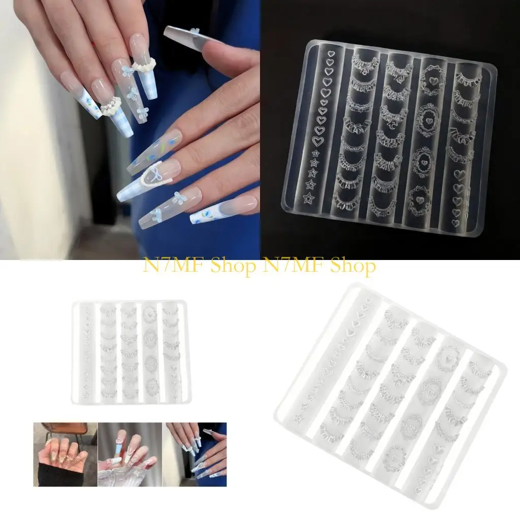 N7MF многоразовая 3D силиконовая форма для скульптуры, инструмент с высокой эластичностью для креативного дизайна ногтей и для
N7MF многоразовая 3D силиконовая форма для скульптуры, инструмент с высокой эластичностью для креативного дизайна ногтей и для