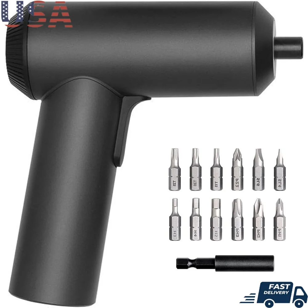 Cordless Screwdriver 3.6V Rechargeable 2000mAh USB-C 5N·m Torque Magnetic Motor 12 S2 Steel Bits Extension Rod One-Piece Design
Cordless Screwdriver 3.6V Rechargeable 2000mAh USB-C 5N·m Torque Magnetic Motor 12 S2 Steel Bits Extension Rod One-Piece Design