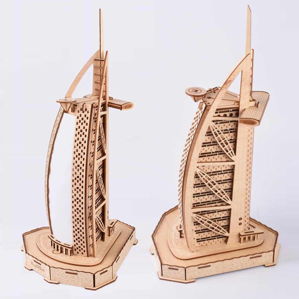 3D Wooden Puzzle Buildings Jigsaw Kids Educational Creative Eco Friendly Burj Model Gift
3D Wooden Puzzle Buildings Jigsaw Kids Educational Creative Eco Friendly Burj Model Gift