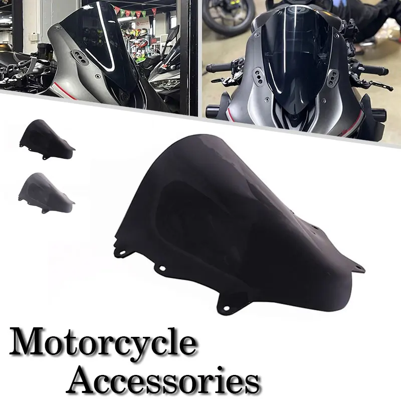 Для мотоциклов QJmotor Sai921, SRK921RR, Sai921RR: Двойное ветровое стекло, дефлекторы, аксессуары для защиты от ветра
Для мотоциклов QJmotor Sai921, SRK921RR, Sai921RR: Двойное ветровое стекло, дефлекторы, аксессуары для защиты от ветра