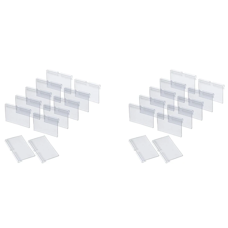 400Pcs Clear Plastic Label Holders For Wire Shelf Retail Price Label Holders Merchandise Sign Display Holder (6 X 4 Cm)
400Pcs Clear Plastic Label Holders For Wire Shelf Retail Price Label Holders Merchandise Sign Display Holder (6 X 4 Cm)