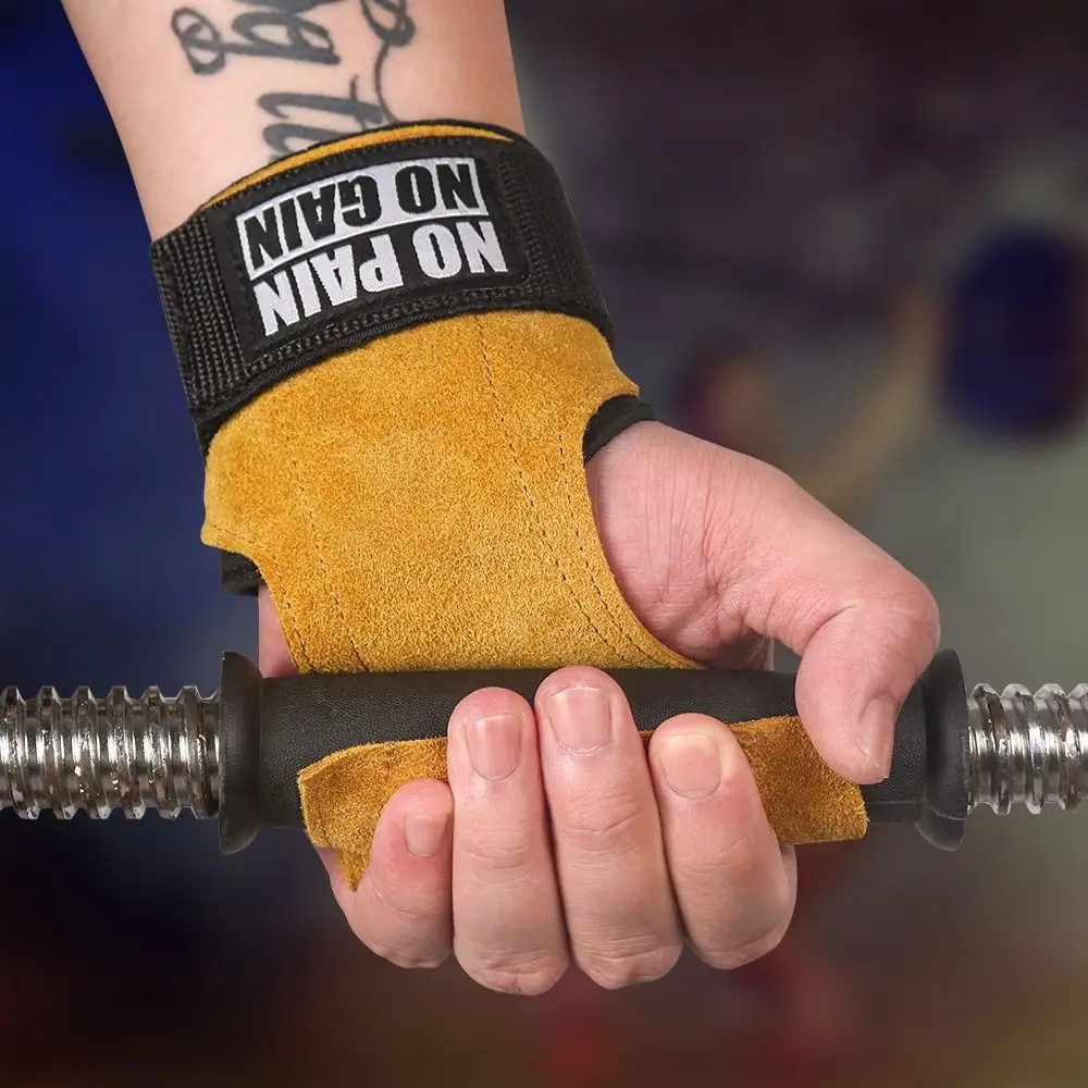 1 Pair Cowhide Fitness Power Straps Workhard Thicken Sports Wrist Pads Wear-resistant Adjustable Deadlift Power Straps
1 Pair Cowhide Fitness Power Straps Workhard Thicken Sports Wrist Pads Wear-resistant Adjustable Deadlift Power Straps