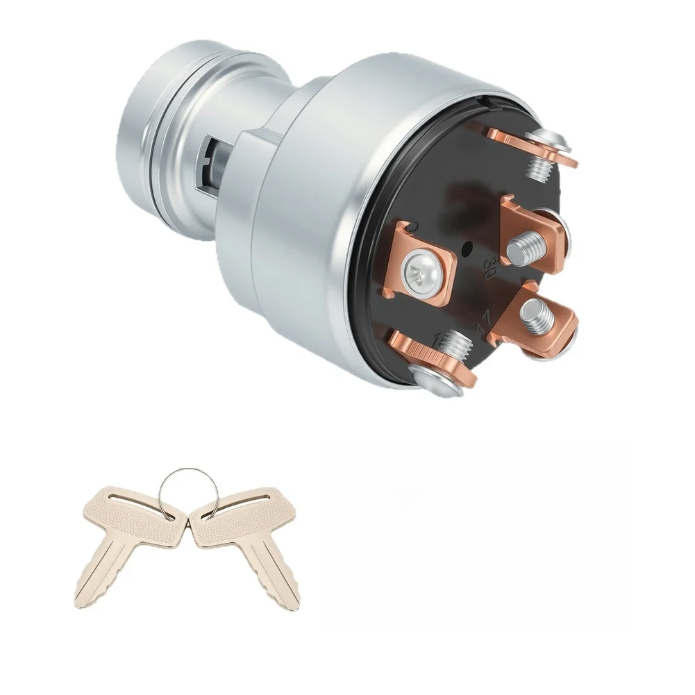 Stainless Steel Ignition Switch Cylinder Assembly 66706-55120 for KUBOTA Tractors Fits V2203 V2403 B7100HST D E S/N60163
Stainless Steel Ignition Switch Cylinder Assembly 66706-55120 for KUBOTA Tractors Fits V2203 V2403 B7100HST D E S/N60163
