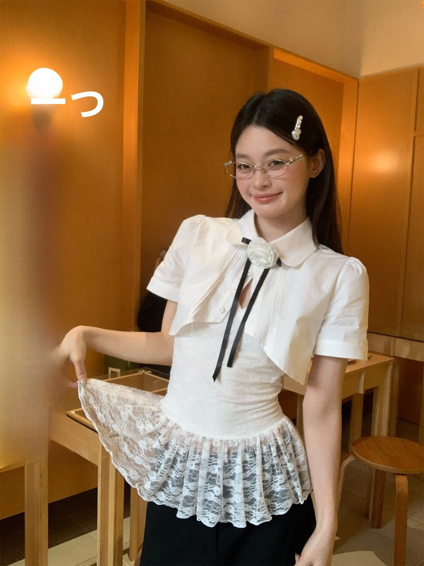 Loose Short Sleeve White Shirt Women's Style 2026 New Summer Special Design Sensation Short Shirt Comfortable Breathable Kore...
Loose Short Sleeve White Shirt Women's Style 2026 New Summer Special Design Sensation Short Shirt Comfortable Breathable Kore...