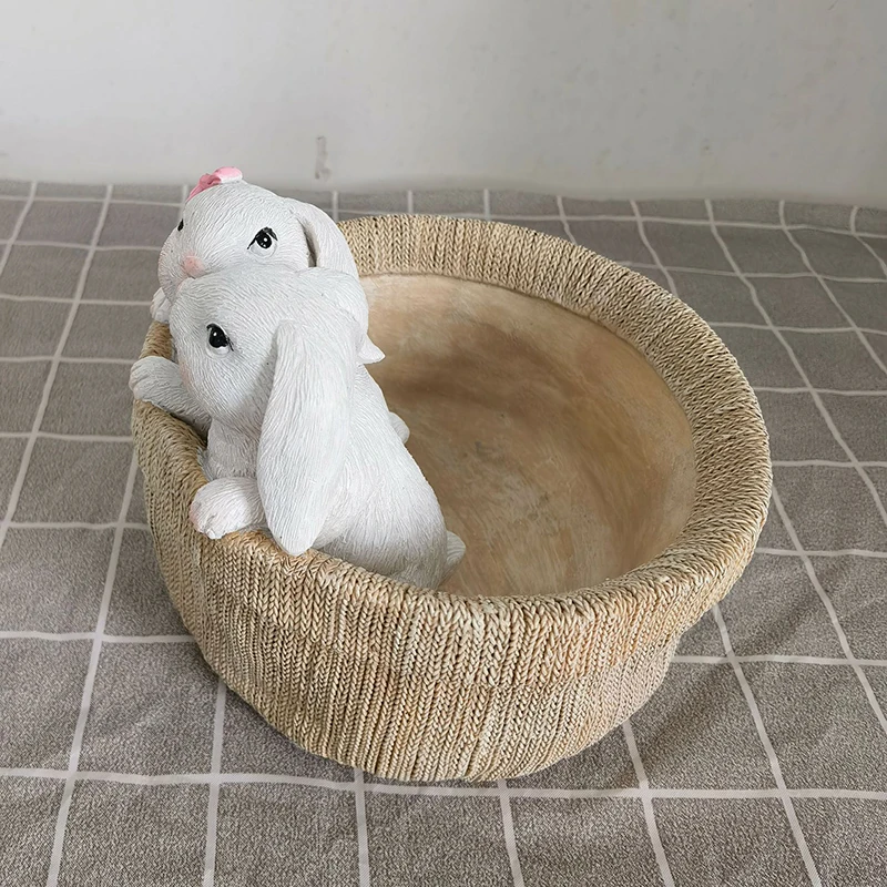 Easter Rabbit Flower Pot Succulent Planter Garden Pots Decorative Resin Pot Animal Shaped Cartoon Planter Pots Art Decorations
Easter Rabbit Flower Pot Succulent Planter Garden Pots Decorative Resin Pot Animal Shaped Cartoon Planter Pots Art Decorations