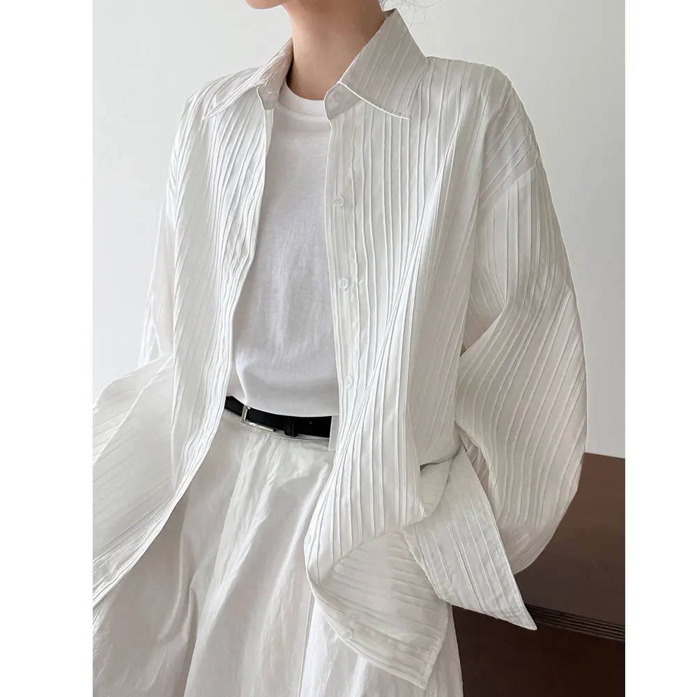 2025 Women Autumn Striped Blouses Loose Style Turn Down Collar Womens Tops And Blouses Fashion Shirts Blusas Roupa Feminina
2025 Women Autumn Striped Blouses Loose Style Turn Down Collar Womens Tops And Blouses Fashion Shirts Blusas Roupa Feminina
