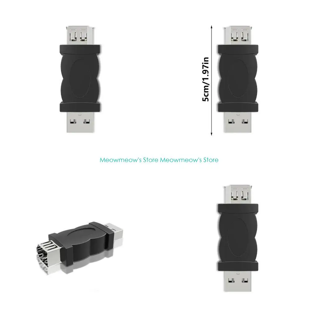 W91A Firewires IEEE1394 6Pin to USB Adapter Converters for Camcorders Cameras
W91A Firewires IEEE1394 6Pin to USB Adapter Converters for Camcorders Cameras