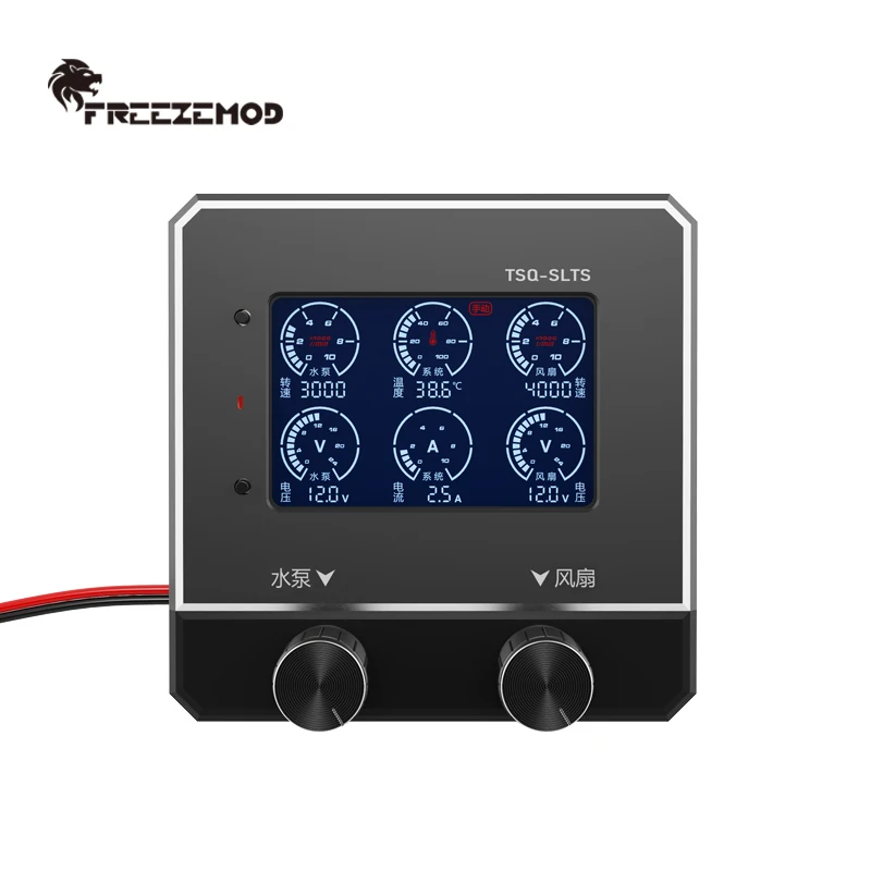 FREEZEMOD TSQ-SLTS Intelligent PWM Fan Pump Speed Controller Adjustable 12V-24V Manual Automatic for PC Water Cooling System
FREEZEMOD TSQ-SLTS Intelligent PWM Fan Pump Speed Controller Adjustable 12V-24V Manual Automatic for PC Water Cooling System