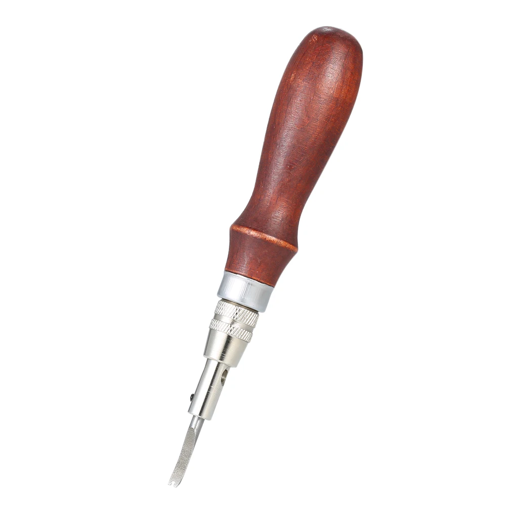 5 in 1 Pro Stitching Groover Creasing Edge Beveler DIY Leathercraft Sets Sew Crease Leather Wood Steel Hand Tool
5 in 1 Pro Stitching Groover Creasing Edge Beveler DIY Leathercraft Sets Sew Crease Leather Wood Steel Hand Tool