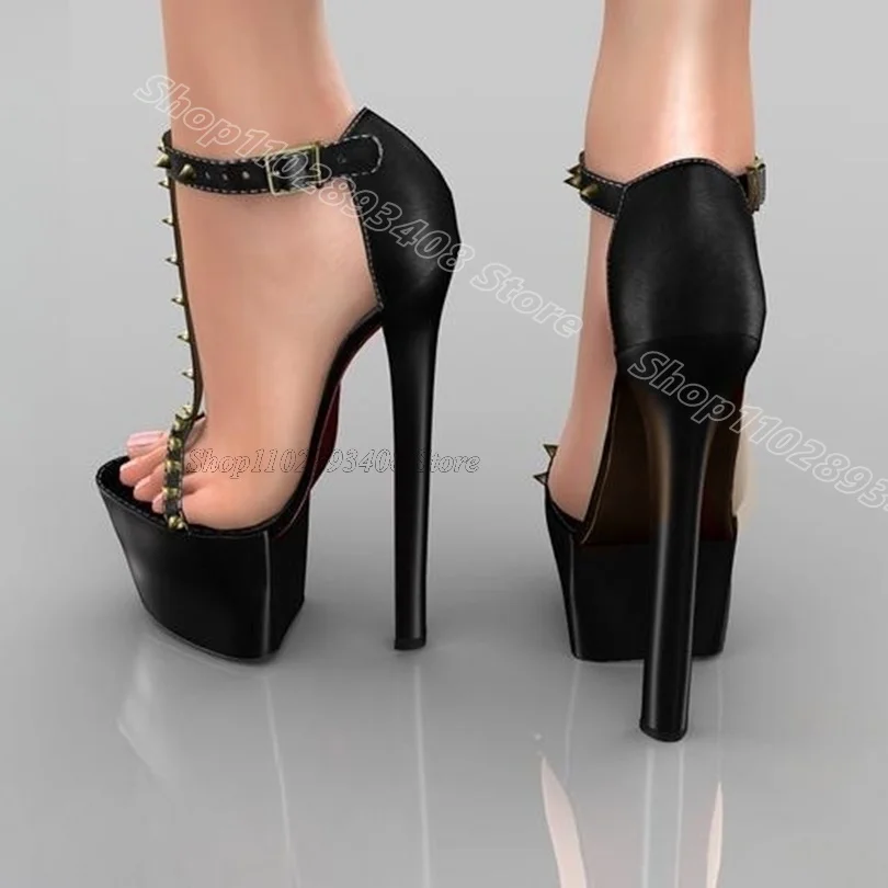 Black Rivet Decor Cover Heels Sandals Ankle Buckle British Style Summer New Casual Party Women Sandals 2025 Zapatos Para Mujere
Black Rivet Decor Cover Heels Sandals Ankle Buckle British Style Summer New Casual Party Women Sandals 2025 Zapatos Para Mujere