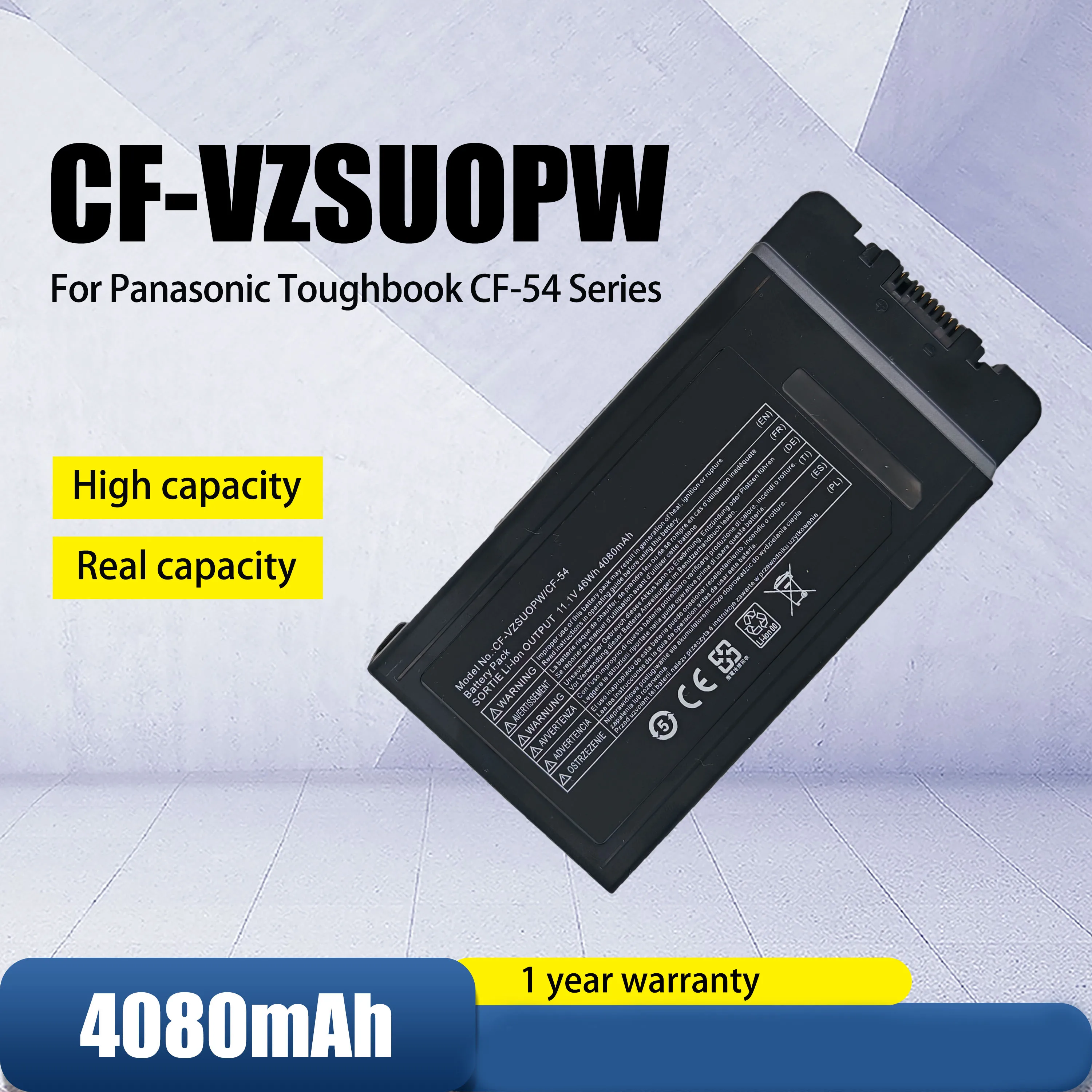 Laptop Battery CF-VZSU0PR CF-VZSU0PW CF-VZSU0GW CF-54 For Panasonic CF-54 Toughbook CF-VZSU0LW 11.1V 46Wh
Laptop Battery CF-VZSU0PR CF-VZSU0PW CF-VZSU0GW CF-54 For Panasonic CF-54 Toughbook CF-VZSU0LW 11.1V 46Wh