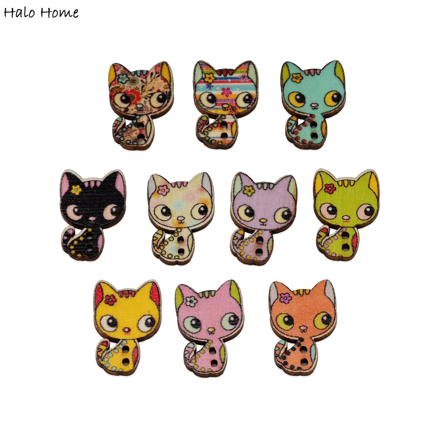 30 шт. милых деревянных пуговиц с мультяшным котом «Мимими» для рукоделия, творчества и скрапбукинга, ручная работа, 26x17 мм
30 шт. милых деревянных пуговиц с мультяшным котом «Мимими» для рукоделия, творчества и скрапбукинга, ручная работа, 26x17 мм