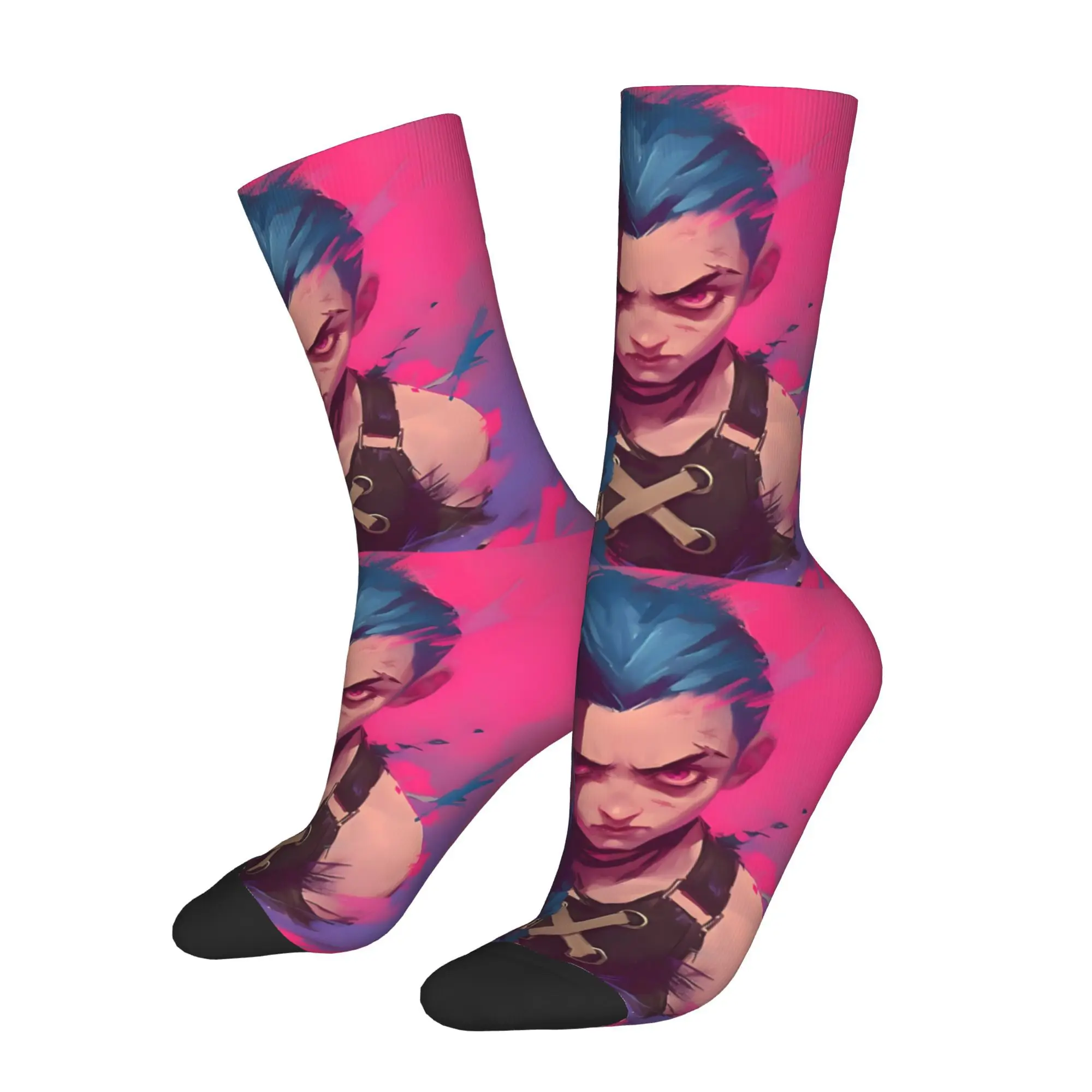 Arcane Anime Fight Men Cycling Socks All Season Breathable Athletic Crew Socks for Spring Summer Fall Winter
Arcane Anime Fight Men Cycling Socks All Season Breathable Athletic Crew Socks for Spring Summer Fall Winter