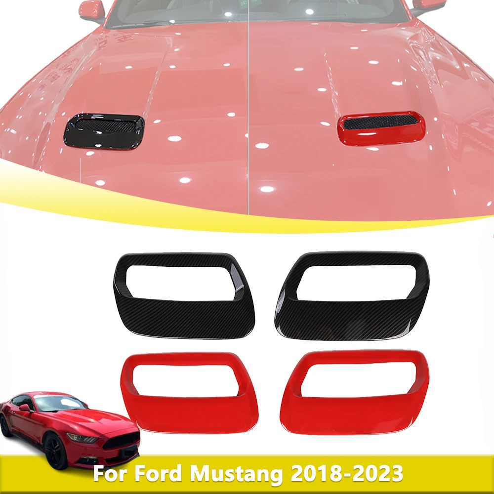 Engine Hood Vent Decoration Cover Trim for Ford Mustang 2018-2023 Bonnet Air Flow Intake Hood Car Exterior Parts Accessories
Engine Hood Vent Decoration Cover Trim for Ford Mustang 2018-2023 Bonnet Air Flow Intake Hood Car Exterior Parts Accessories
