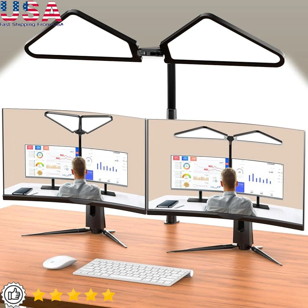 Super Bright LED Desk Lamp with Clip Eye Protective Lighting 360° Adjustable Triangle Table Light Multi-Purpose Home Office
Super Bright LED Desk Lamp with Clip Eye Protective Lighting 360° Adjustable Triangle Table Light Multi-Purpose Home Office
