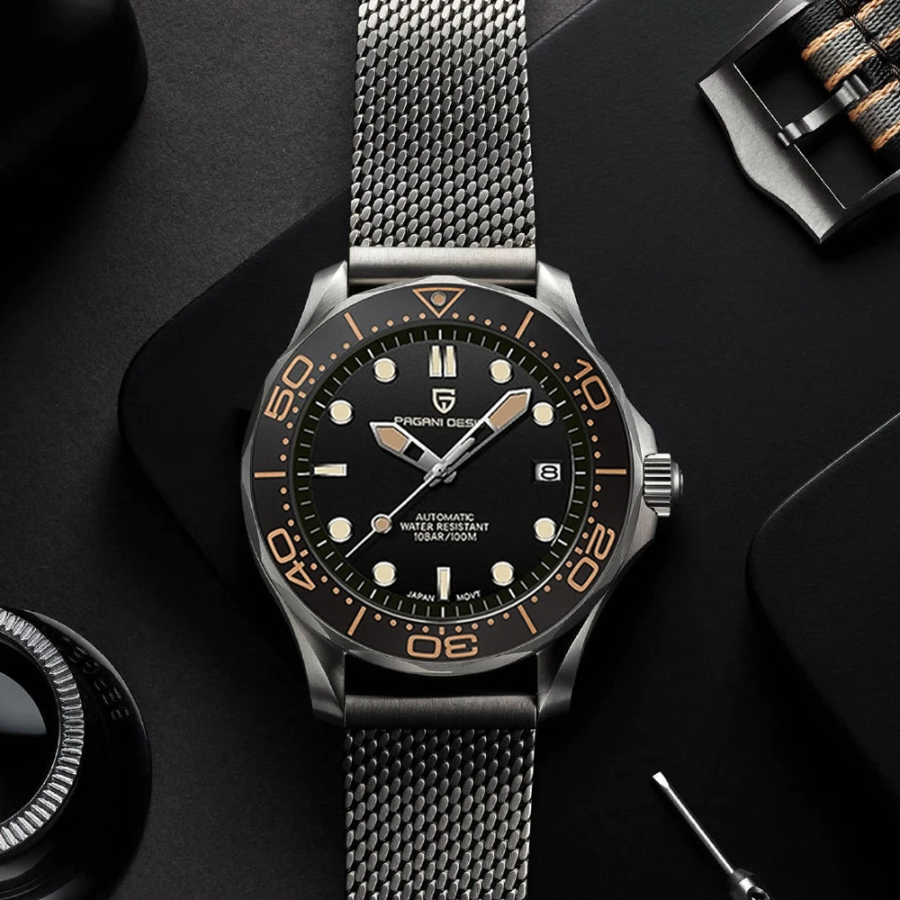 PAGANI DESIGN мужские часы 2025 роскошные механические наручные часы автоматические часы для мужчин AR сапфировый керамический безель светящиеся часы
PAGANI DESIGN мужские часы 2025 роскошные механические наручные часы автоматические часы для мужчин AR сапфировый керамический безель светящиеся часы